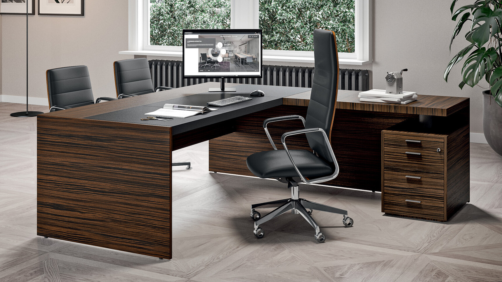 میز اداری دکوراسیون استیل راد در همدان | طراحی لوکس و مدرن