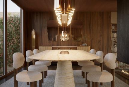 میز ناهار خوری استیل راد در همدان | طراحی شیک، کیفیت عالی